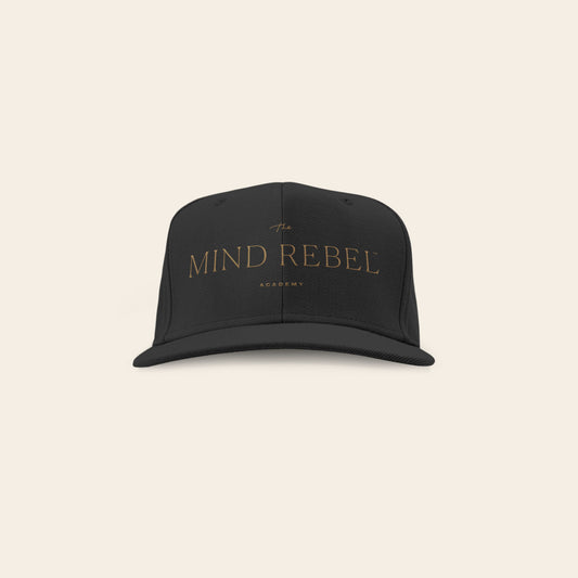 The Mind Rebel™ Academy Closed-back Trucker Cap - Black