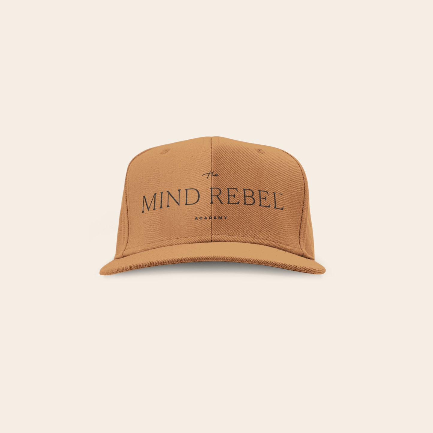 The Mind Rebel™ Academy Closed-back Trucker Cap - Tan