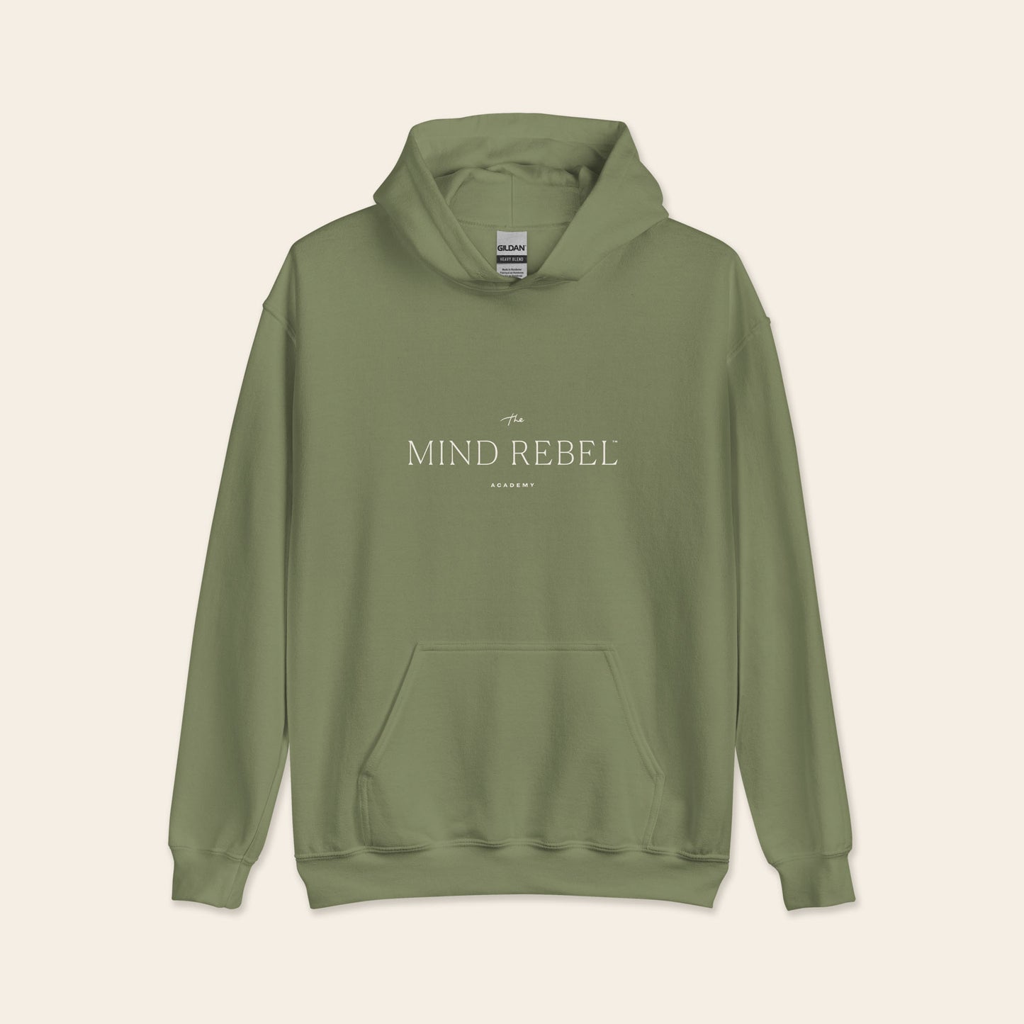 The Mind Rebel™ Academy Unisex Hoodie - Military Green
