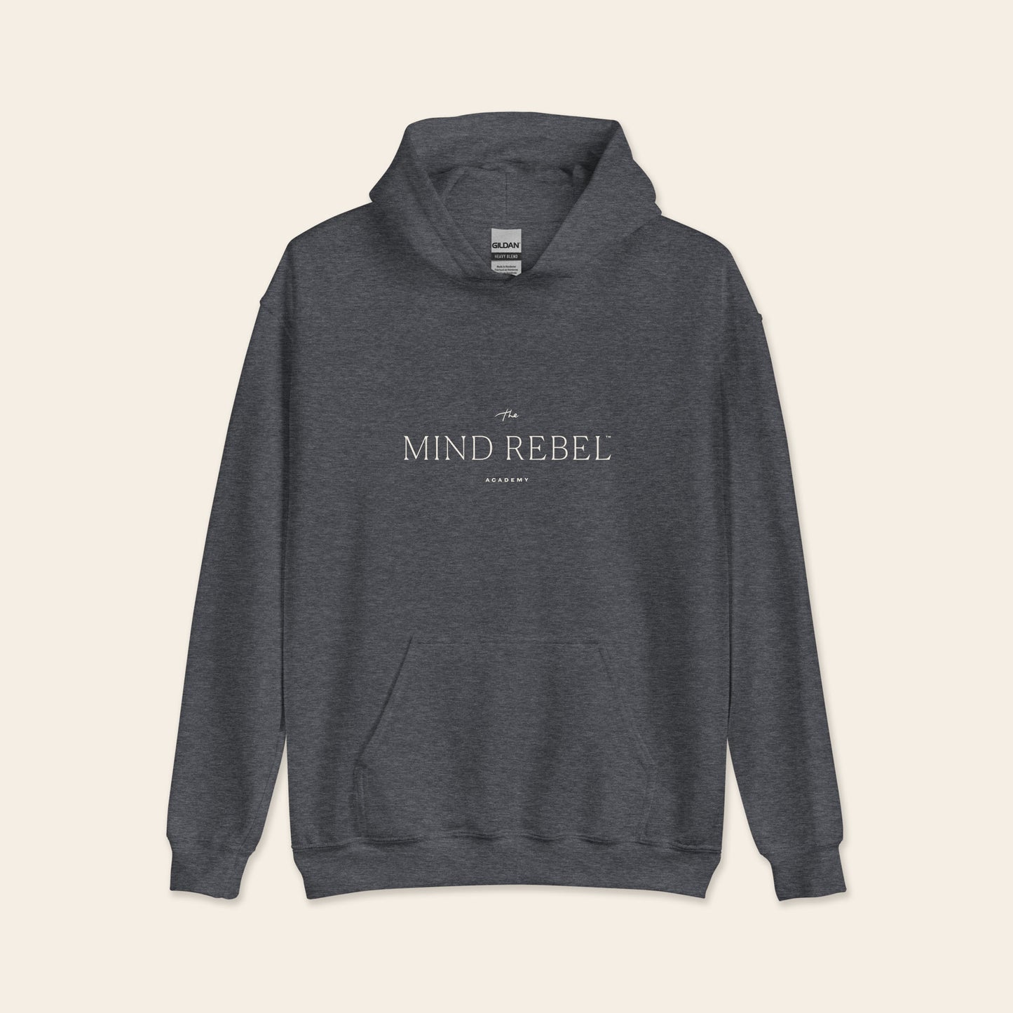 The Mind Rebel™ Academy Unisex Hoodie - Dark Heather