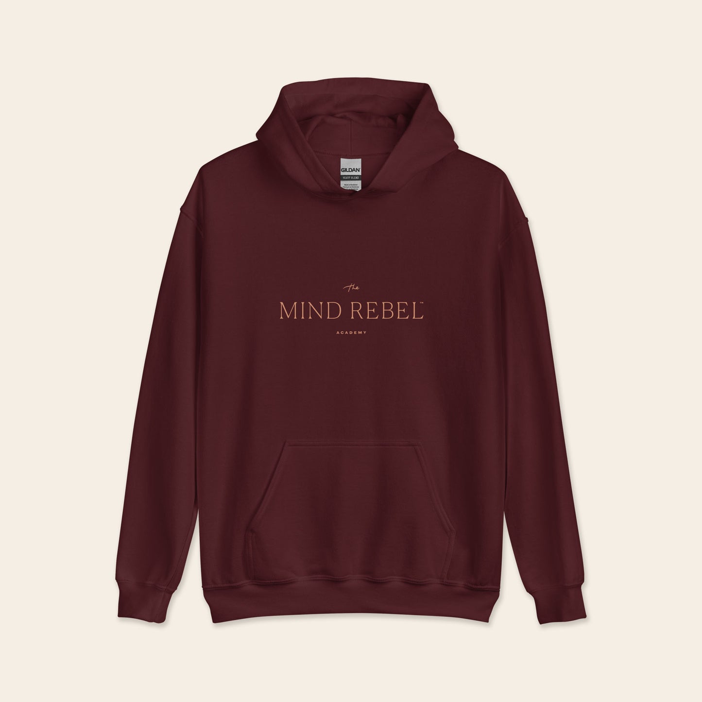 The Mind Rebel™ Academy Unisex Hoodie - Maroon