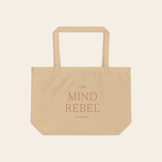 The Mind Rebel™ Academy Large Organic Tote Bag