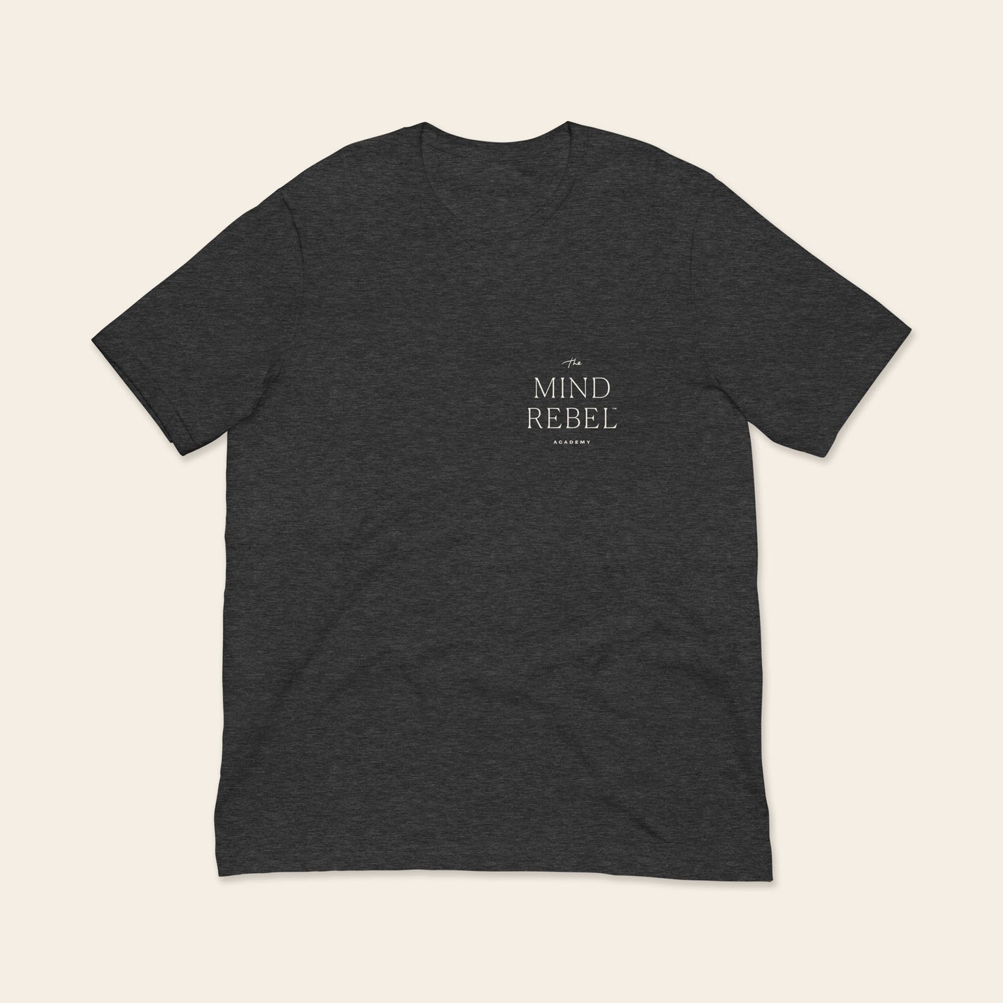 The Mind Rebel™ Academy Unisex T-shirt - Dark Grey Heather