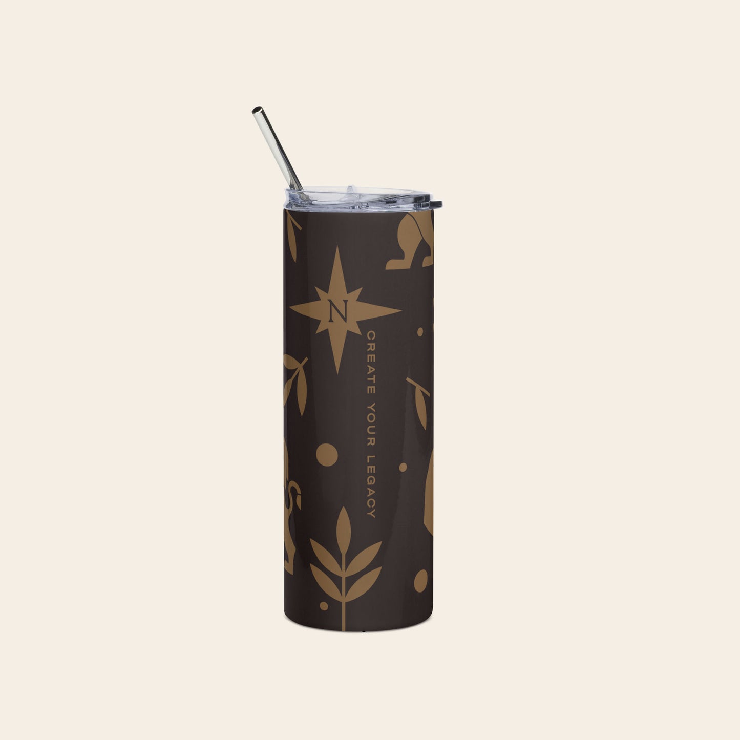 The Mind Rebel™ Academy Stainless Steel Tumbler - Coffee