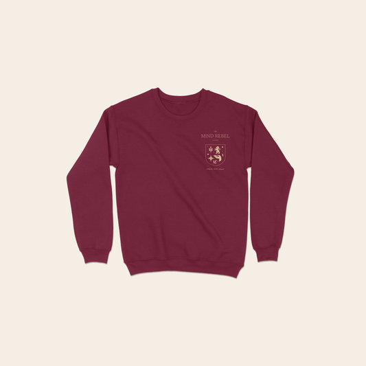 The Mind Rebel™ Academy Embroidered Crewneck Sweatshirt